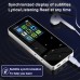 1.8inch Metal MP3 MP4 Music Player Built-in Speaker FM Function Alarm Clock E-Book Player Voice Recorder