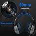 Bakeey A6 7.1 Surrounding Hifi Sound Gaming Headset LED Headphones with Microphone for Computer Phones