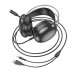 HOCO W109 Wired Headphone 50mm Speaker Coloful Light Effect Gaming Headset with External Microphone