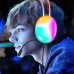 HOCO W109 Wired Headphone 50mm Speaker Coloful Light Effect Gaming Headset with External Microphone