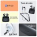 J91 Two in One Wireless Earphone bluetooth V5.3 HiFi Stereo ANC ENC Double Noise Cancelling 500mAh Battery Smart Touch Sports Headset