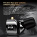 KZ D-Fi Wired Earphone HiFi Sound Bass 10mm Dual Magnetic Dynamic Drivers Four-speed Tuning 3.5mm Ergonomic In-ear Headphones with Mic