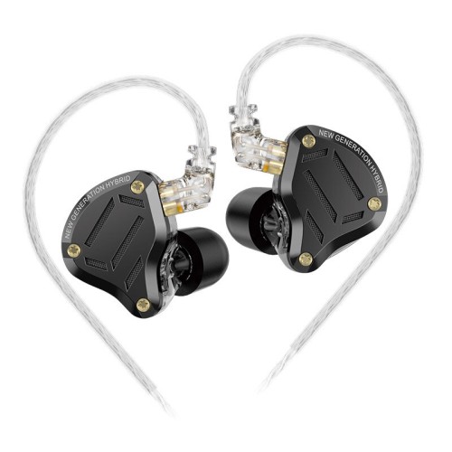 KZ ZS10 PRO 2 Earbuds 3.5mm Wired Earphone 10mm Internal Magnetic Dynamic Driver+Dual 31736 Balanced Armature Drivers HiFi 3-Way Crossover Technology 4-level Custom Tuning Switch Headphone Monitor In-ear Headphones