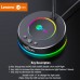 Lenovo Lecoo MC01 Wired Microphone Colorful Light Effect 360 ° Flexible Microphone for Tablet PC Computer