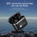 M-V8 TWS bluetooth 5.3 Earphone LED Touch Screen ANC Noise Cancelling 360° Surround Stereo 32H Battery Life In-ear Sports Eaphone Headphone