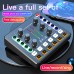 M8 Audio Mixer Sound Card Headset Microphone Webcast Entertainment Streamer Live Broadcast Noise Reduction Sound Effect Board Mixer for Computer Phone