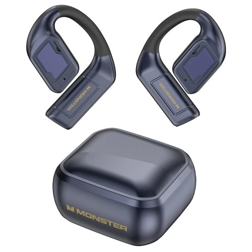 Monster AC310 TWS Earbuds Wireless bluetooth 5.4 Earphone 14.2mm Large Drive Unit HiFi Bass ENC Noise Cancelling 36H Playback Open-ear Earhooks Sports Headset