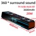 Niye V28 20W Computer Speaker Wireless bluetooth Soundbar 2 Bass Diaphragm 4 HiFi Speakers 360° Surround Deep Bass RGB Light Support AUX TF Card USB Playback Desktop Speaker Type-C Power Supply