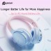 Picun Queen Headset bluetooth V5.3 Headphone 40h Long Battery Life Low Latency Smart Touch HD Calls Over-ear Headset Gifts