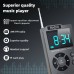 Portable FM AM Dual Band Mini LCD Display Pocket Radio Receiver 1000mAh Battery Support TF Card Music Player with Wired Earphone