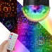 Portable Remote Control RGB Color Change Voice Control LED Disco Light Support U Disk Playback