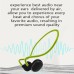 QS3 Open Ear bluetooth 5.3 Earphone HiFi Stereo AAC Low Gaming Latency Light Sports Earhooks Headphones with Mic