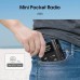 Retekes TR107 Portable Raidio Mini Pocket Radio FM AM Pointer Tuning Stereo Support BBS Mega Bass With Earphone For Walk Jogging Gym