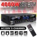 SUNBUCK AV555BT 4000W 5CH Home Amplifiers Bass Audio Power bluetooth Digital Amplifier Hifi FM USB SD for Subwoofer Speakers