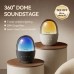 Sanag V33 Pro Max bluetooth Speaker Portable Speaker with Microphone 66mm Giant Dome Speaker 360° Surround Sound Surge Bass RGB Light TWS 3000mAh Support AUX TF Playback Outdoors Portable Karaoke Speaker