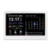 Smart WiFi Weather Forecast Perpetual Calendar Electronic Clock Digital Lunar Calendar Desk Calendar Display Weather Station EU Plug