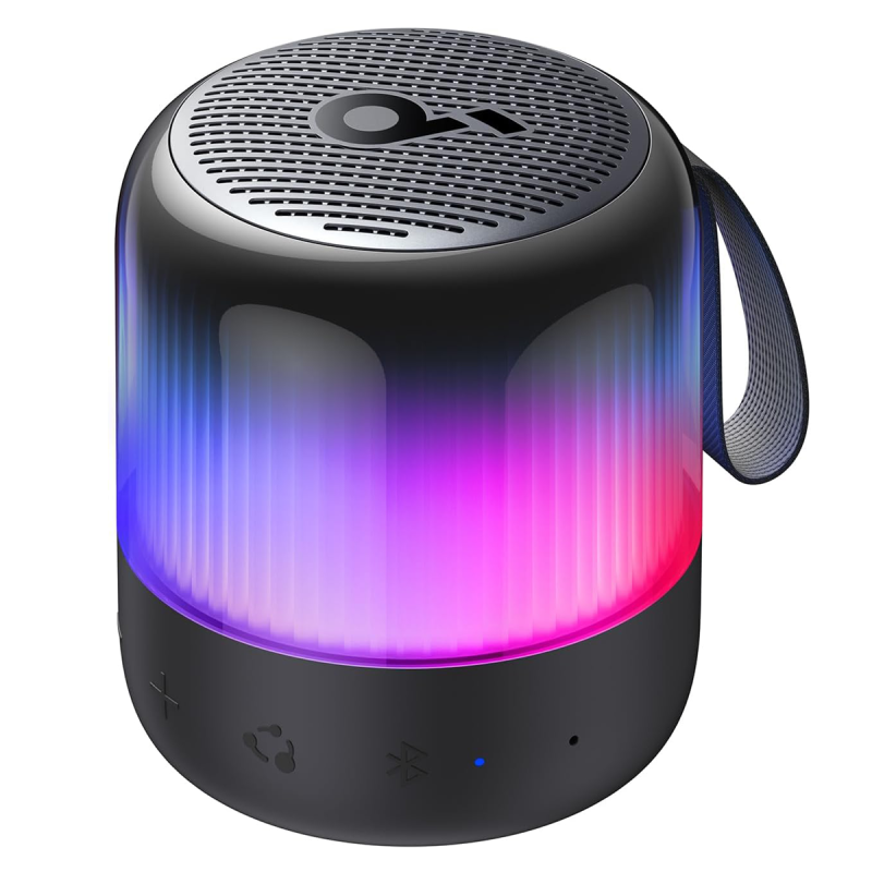 Soundcore Glow Mini bluetooth Speaker Portable Speaker 360° Surround RGB Colorful Light 12H Battery Life IP67 Waterproof Outdoors Wireless Speaker