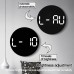 10inch LED Large Digital Wall Clock With Remote Control Auto Dimming 10 Level Brightness Digital Alarm Clock Temperature Humidity Date Week Display Countdown Timing Clock For Home Farmhouse Office