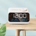 AGSIVO FM Radio Digital Alarm Clock with Dual Alarm / Snooze / Temperature Display / Date Display / Memory Function