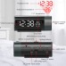 AGSIVO LED Digital Projection Alarm Clock with Projection on Ceiling Wall / Snooze / Temperature Display / External USB Power Supply For Bedroom