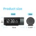 AGSIVO LED Digital Projection Alarm Clock with Projection on Ceiling Wall / Snooze / Temperature Display / External USB Power Supply For Bedroom