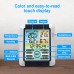 AGSIVO Weather Station Alarm Clock Wireless Indoor Outdoor Thermometer Sensor Digital Humidity Monitor with Atomic Clock Forecast Station with Calendar / Backlight / Snooze