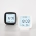 Digital Alarm Clock 12/24H Electronic Alarm Clock Voice-activated Backlight Temperature Humidity Nightlight Table Clocks with Snooze Function