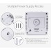 Digoo Wireless USB Mirror Alarm Clock LED Digital Therometer Temperature Night Mode Black DG-DM1