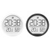 Electronic Hygrometer Alarm Clock Folding Bracket LED Display Temperature Wall Desk Clock For Living Room Kitchen Home Decor