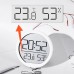 Electronic Hygrometer Alarm Clock Folding Bracket LED Display Temperature Wall Desk Clock For Living Room Kitchen Home Decor