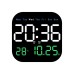 LED Wall Clock With Remote Control Display TemperatureTime Week And Date Fashion Living Room Desktop Alarm Electronic Clock