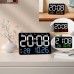 Large Digital LED Wall Alarm Clock With Weekday Display Silent Simple Design High-Definition Table Alarm Clocks Living Room Decoration