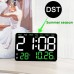 Large Digital LED Wall Alarm Clock With Weekday Display Silent Simple Design High-Definition Table Alarm Clocks Living Room Decoration