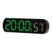 Multi-function LED Alarm Clock With Temperature Jumping Seconds Display Count Up and Count Down Bedside Clock 12/24H LED Alarm Clock