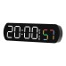 Multi-function LED Alarm Clock With Temperature Jumping Seconds Display Count Up and Count Down Bedside Clock 12/24H LED Alarm Clock