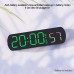 Multi-function LED Alarm Clock With Temperature Jumping Seconds Display Count Up and Count Down Bedside Clock 12/24H LED Alarm Clock