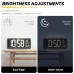 Ultra-Clear LED Large Screen XXL Wall Clock Living Room Alarm Clock Temperature Clock with Indoor Temperature Display