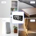 Ultra-Clear LED Large Screen XXL Wall Clock Living Room Alarm Clock Temperature Clock with Indoor Temperature Display