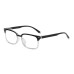 Jassy Men's Portable Everyday Casual Rectangular Fashion PC Lens HD Reading Glasses