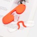 Unisex Presbyopic Glasses PC Frameless Lenses Nose Grip Lightweight Portable Keychain Presbyopic Glasses