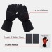 Unisex Touchscreen Battery Heated Windproof Warm Full-finger Heating Gloves