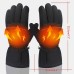 Unisex Touchscreen Battery Heated Windproof Warm Full-finger Heating Gloves