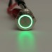 5 Pin 19mm LED Light Illuminated Push Button Latching Switch SPDT Waterproof