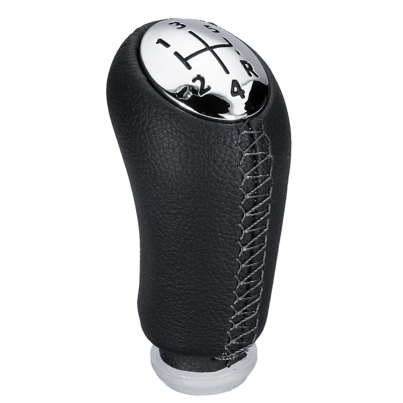 5 Speed Gear Shift Knob PU Leather For RENAULT Laguna Megane 2 Clio 3 03-09 Kangoo 2009