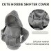 Car Gear Shift Cover Mini Hoodie Shift Knob Cover Fashionable Mini Hooded Sports Shirt Manual Handle Winter Warm Gear Knob Universal Car Decor Accessories