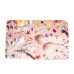 3 Sets Starfish Shell Toilet Carpet Bathroom Non-Slip Pad Toilet Seat Cushion Fabric