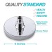 6" High Pressure Rain Shower Head Pressure-boosting Fully-plated Lotus-shaped with Bend Pipe Bathroom Rainfall Shower Head Black Silvery Angle Adjustable Showerhead