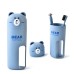 Honana Cute Bear Travel Portable Toothbrush Handle Cup Design 4 Color Options Organizer Storage Box