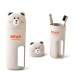 Honana Cute Bear Travel Portable Toothbrush Handle Cup Design 4 Color Options Organizer Storage Box