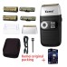 Kemei Model KM-2026/KM-2027 Electric Shaver Rechargeable Beard and Hair Trimmer with Two Floating Razor Heads 120 Minutes Usage Time Simple Cleaning and Maintenance Black or Green